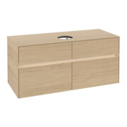 V&B Meuble sous lavabo Collaro 120x54,8x50cm, WT mi, LED 8,8 W, Nord Oa