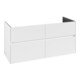 V&B Meuble sous lavabo Collaro 126,1x61x48 cm, vasque centrale, blanc mat-3