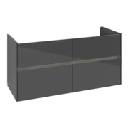 V&B Meuble sous-lavabo Collaro 126,1x61x48cm, WT mi, LED 9,4W, glo Gr