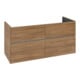 V&B Meuble sous-lavabo Collaro 126,1x61x48cm, WT mi, LED 9,4W, Kan Oa-1