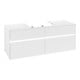 V&B Meuble sous lavabo Collaro 140x54,8x50 cm, avec LED 10 W, blanc mat-1