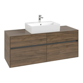 V&B Meuble sous lavabo Collaro 140x54,8x50 cm, f WT central, chêne Arizona
