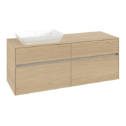 V&B Meuble sous-lavabo Collaro 140x54,8x50 cm, LV gauche, chêne nordique