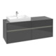 V&B Meuble sous lavabo Collaro 140x54,8x50 cm, WT l, LED 10W, glo Gr-1
