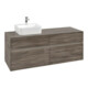 V&B Meuble sous-lavabo Collaro 140x54,8x50 cm, WT l, LED 10W, st. Oa-1