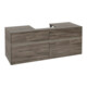 V&B Meuble sous lavabo Collaro 140x54,8x50 cm, WT mi, LED 10 W, st. Oa-1