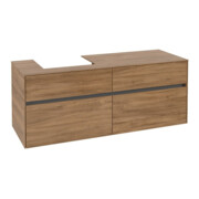 V&B Meuble sous lavabo Collaro 140x54,8x50cm, EV gauche, chêne Kansas-3
