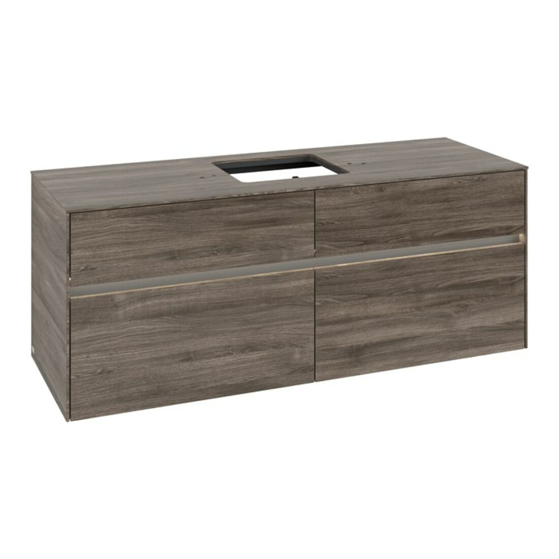 V&B Meuble sous-lavabo Collaro 140x54,8x50cm, f WT mi, LED 10W, st. Oa