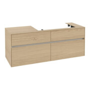 V&B Meuble sous lavabo Collaro 140x54,8x50cm, lavabo droite, chêne nordique-3