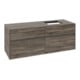 V&B Meuble sous lavabo Collaro 140x54,8x50cm, lave-mains droit, chêne stone-3