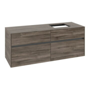 V&B Meuble sous lavabo Collaro 140x54,8x50cm, lave-mains droit, chêne stone-3