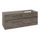 V&B Meuble sous lavabo Collaro 140x54,8x50cm, LV droite, chêne stone-1