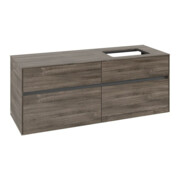 V&B Meuble sous lavabo Collaro 140x54,8x50cm, LV droite, chêne stone