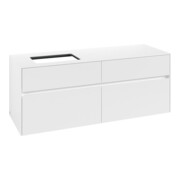V&B Meuble sous-lavabo Collaro 140x54,8x50cm, LV gauche, blanc mat-3