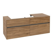 V&B Meuble sous lavabo Collaro 140x54,8x50cm, LV gauche, chêne kansas-3