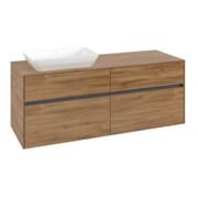 V&B Meuble sous lavabo Collaro 140x54,8x50cm, LV gauche, chêne Kansas