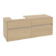 V&B Meuble sous lavabo Collaro 140x54,8x50cm, LV gauche, chêne nordique-3