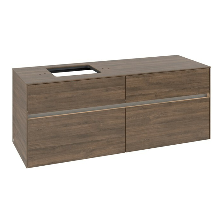 V&B Meuble sous lavabo Collaro 140x54,8x50cm, WT l, LED 10W, Ariz. Oa