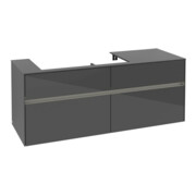 V&B Meuble sous lavabo Collaro 140x54,8x50cm, WT l, LED 10W, glo Gr-3