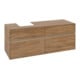 V&B Meuble sous lavabo Collaro 140x54,8x50cm, WT l, LED 10W, Kan Oa-1