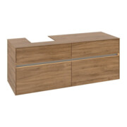 V&B Meuble sous lavabo Collaro 140x54,8x50cm, WT l, LED 10W, Kan Oa