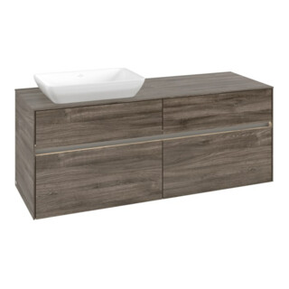 V&B Meuble sous-lavabo Collaro 140x54,8x50cm, WT l, LED 10W, st. Oa