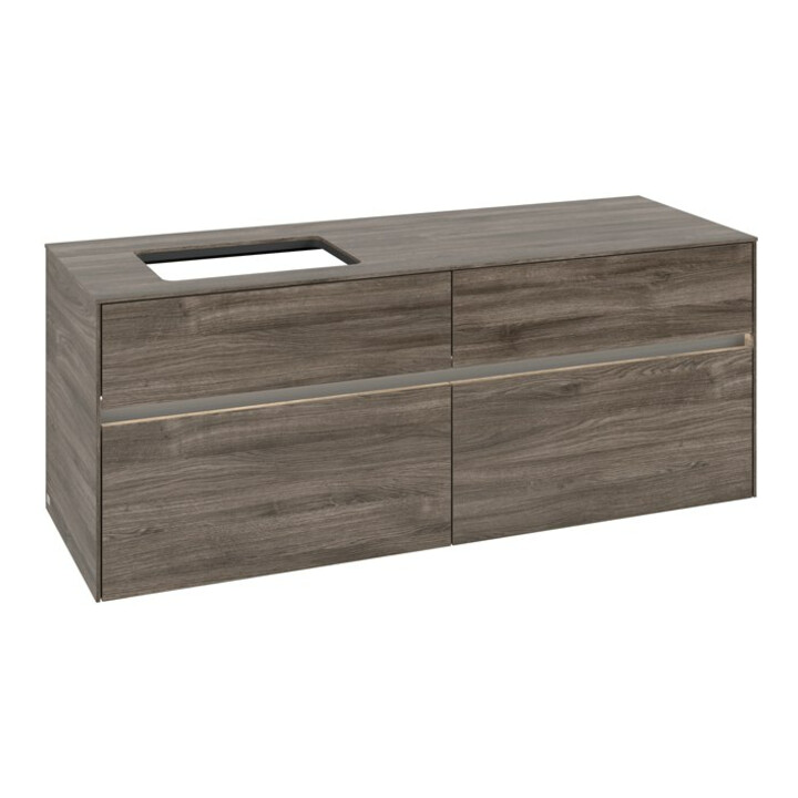 V&B Meuble sous-lavabo Collaro 140x54,8x50cm, WT l, LED 10W, st. Oa