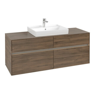 V&B Meuble sous lavabo Collaro 140x54,8x50cm, WT mi, LED 10 W, Ariz. Oa