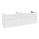 V&B Meuble sous lavabo Collaro 160x54,8x50 cm, 2 tiroirs, blanc brillant-3