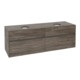 V&B Meuble sous lavabo Collaro 160x54,8x50 cm, 2 tiroirs, chêne pierre-4