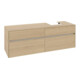 V&B Meuble sous lavabo Collaro 160x54,8x50 cm, LV droite, chêne nordique-3