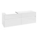 V&B Meuble sous lavabo Collaro 160x54,8x50 cm, LV gauche, blanc brillant-3