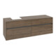 V&B Meuble sous-lavabo Collaro 160x54,8x50 cm, LV gauche, chêne Arizona-4