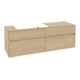 V&B Meuble sous-lavabo Collaro 160x54,8x50 cm, LV gauche, chêne nordique-1