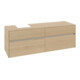 V&B Meuble sous-lavabo Collaro 160x54,8x50 cm, LV gauche, chêne nordique-1