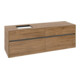 V&B Meuble sous lavabo Collaro 160x54,8x50 cm, vasque à gauche, chêne Kansas-4