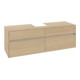 V&B Meuble sous-lavabo Collaro 160x54,8x50 cm, vasque centrale, chêne nordique-4