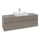 V&B Meuble sous-lavabo Collaro 160x54,8x50 cm, vasque centrale, vert doux-1