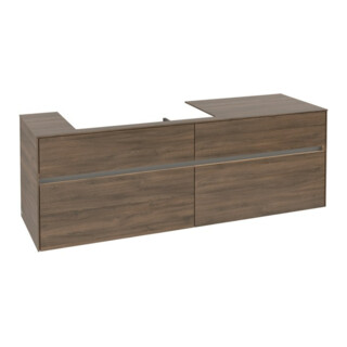 V&B Meuble sous-lavabo Collaro 160x54,8x50 cm, WT l, LED 12W, Ariz. Oa