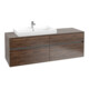 V&B Meuble sous-lavabo Collaro 160x54,8x50 cm, WT l, LED 12W, Ariz. Oa