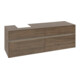 V&B Meuble sous lavabo Collaro 160x54,8x50 cm, WT l, LED 12W, Ariz. Oa-1