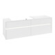 V&B Meuble sous lavabo Collaro 160x54,8x50 cm, WT l, LED 12W, blanc mat-3