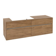 V&B Meuble sous lavabo Collaro 160x54,8x50 cm, WT l, LED 12W, Kan Oa-3