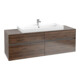 V&B Meuble sous-lavabo Collaro 160x54,8x50 cm, WT mi, LED 12W, Ariz. Oa