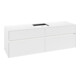 V&B Meuble sous-lavabo Collaro 160x54,8x50 cm, WT mi, LED 12W, blanc mat-4