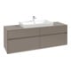 V&B Meuble sous lavabo Collaro 160x54,8x50 cm, WT mi, LED 12W, cashm Gr-1