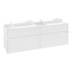 V&B Meuble sous-lavabo Collaro 160x54,8x50cm, 2 tiroirs, blanc mat-1
