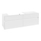 V&B Meuble sous-lavabo Collaro 160x54,8x50cm, lavabo gauche, blanc mat-1