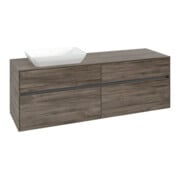V&B Meuble sous lavabo Collaro 160x54,8x50cm, LV à gauche, chêne pierre-3