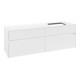 V&B Meuble sous-lavabo Collaro 160x54,8x50cm, LV droite, blanc mat-1